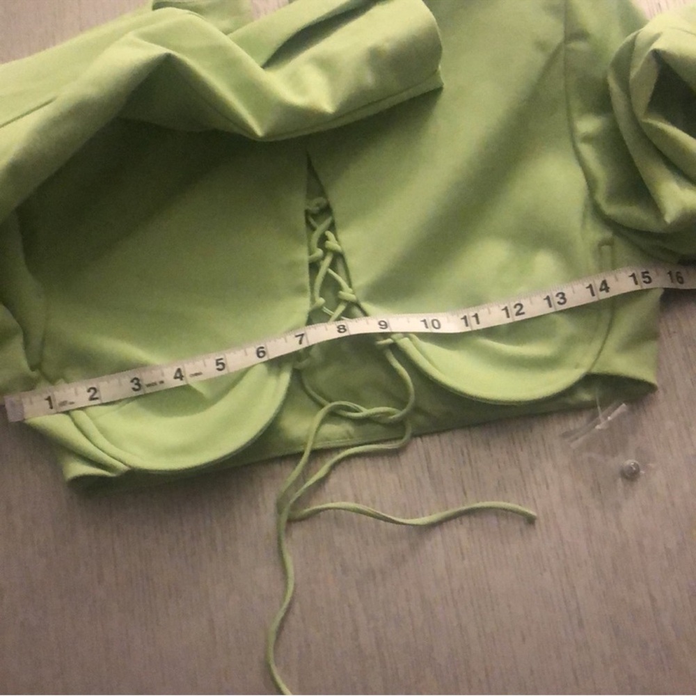 CAMILA COELHO cropped top green Size S - Picture 7 of 10